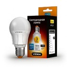 LED лампа VIDEX A60 15W E27 3000K 220V
