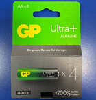 Батарейка GP 15AUР-U4  LR6 АА ULTRA+ALKALINE (шт.)