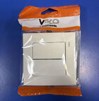 Вимикач 2 скр. білий Meridian Vi-Ko