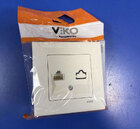 Розетка прих. комп. (Cat 5E) білий Meridian Vi-Ko (шт.)