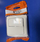 Вимикач прих. 2 білий Сarmen Vi-Ko (шт.)