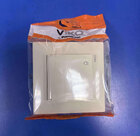 Розетка прих. з з/к та кришкою крем Meridian Vi-Ko (шт.)