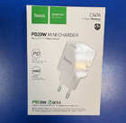 Адаптер МЗП 220V-1xPD+1xUSB, мамо Hoco C147А, 3А PD20W+QC3.0, білий (шт.)