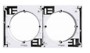 Коробка для накладного монтажа наборная белая EPH6100221