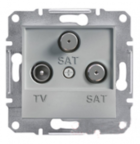 Механізм розетки TV/SAT/SAT кінцевий алюміній EPH3600161