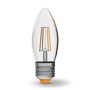 LED лампа VIDEX C37F 4W E27 4100K 220V