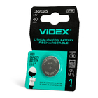 Акумулятор літієвий Videx LIR2025 1шт BLISTER CARD