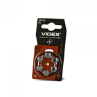 Батарейка повітряно цинкова Videx ZA312 (PR41) BLISTER 6