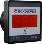 Цифровий вольтметр АС 80-500В 80х80 (ЦВ-8 LBN)