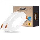 LED світильник вбудований круглий VIDEX 3W 5000K 220V