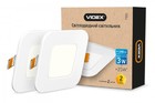 LED світильник вбудований квадрат VIDEX 3W 5000K 220V