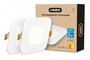 LED светильник встраиваемый квадрат VIDEX 3W 5000K 220V