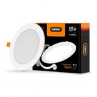 LED світильник з регулюванням яскравості Вбудований Круглий VIDEX 18W 5000K 220V D3