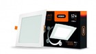 LED світильник вбудований квадрат VIDEX 12W 5000K 220V з регулюванням яскравості