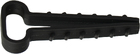 Дюбель-хомут (14*6) чорний під плоский кабель (уп.100шт) 
