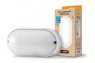LED світильник (ЖКГ) овальний VIDEX 12W 5000K 220V білий