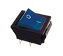 KCD2-202N BL/B 220V Перемикач 1 клав. синій з підсвічуванням TNSy