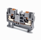 Клема пружинна на Din-рейку FJ7-6, сіра TAKEL