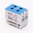 Клема силова ввідна подвійна UTB 2,5-35, блакитний