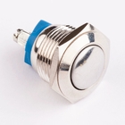 Кнопка металева КНМ-16-B10(S) 1NO опукла (гвинтове з'єднання) TAKEL