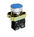 Кнопка XB2-BA61 1NO без підсвічування синій TNSy