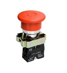 Кнопка XB2-BT42 1NC "гриб"аварійний, з фіксацією TNSy