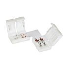 Конектор для світлодіодних стрічок OEM SC-20-SS-10-2 10mm 2 затискач +плата кут