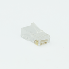 Конектор RJ45 cat.5е 8P8C UTP наскрізні отвори (50шт) TAKEL