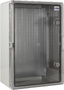Корпус з АБС-пластику, ударостійкий, з монтажною панеллю, прозорі дверцята, 30*40*17, ІР65, серіїUBox