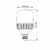 LED лампа VIDEX A118 50W E27 5000K