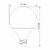 LED лампа VIDEX  G95e 15W E27 4100K