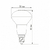 LED лампа VIDEX  R50e 6W E14 4100K