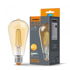 LED лампа VIDEX Filament ST64FAD 6W E27 2200K дімерна бронза