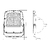 LED прожектор VIDEX F5 50W 3000-5000-6500K 230V White (VL-F5-050CW)