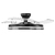LED Світильник з вентилятором VIDEX CLF01 60W 3000K-4200K-6000K Black