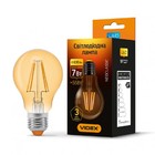 LED лампа VIDEX A60FA 7W E27 2200K 220V бронза