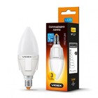 LED лампа VIDEX C37 7W E14 4100K 220V