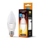 LED лампа VIDEX C37 7W E27 4100K 220V