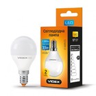 LED лампа VIDEX G45e 3.5W E14 3000K 220V