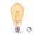 LED лампа VIDEX ST64FA 6W E27 2200K 220V бронза димована