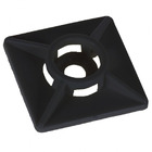 Площадка для кріплення хомутів чорна 19х19мм (100шт) RELIANCE