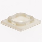 Площадка для кріплення хомутів з клейовою основою біла 40х40мм (50шт) RELIANCE