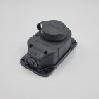 Розетка каучукова RSB чорна 2Р+РЕ IP44 TAKEL