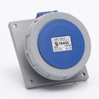 Розетка стаціонарна внутрішня 4232 32А 220В 2Р+Е IP67 Argent TAKEL