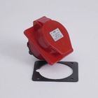 Розетка стаціонарна внутрішня 7414 16А 380В 3Р+Е IP44 LEE