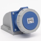 Розетка стаціонарна зовнішня 1232 32А 220В 2Р+Е IP67 Argent TAKEL