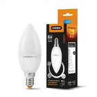 LED лампа з регулюванням яскравості VIDEX C37eD3 6W E14 4100K 220V