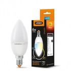 LED лампа з регулюванням кольору VIDEX C37eC3 6W E14 220V