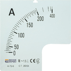 Шкала 200/5А до амперметра А-72-6