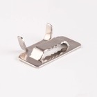 Скріпа з нержавіючої сталі для бандажної стрічки